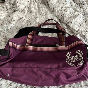 Pink travel bag
